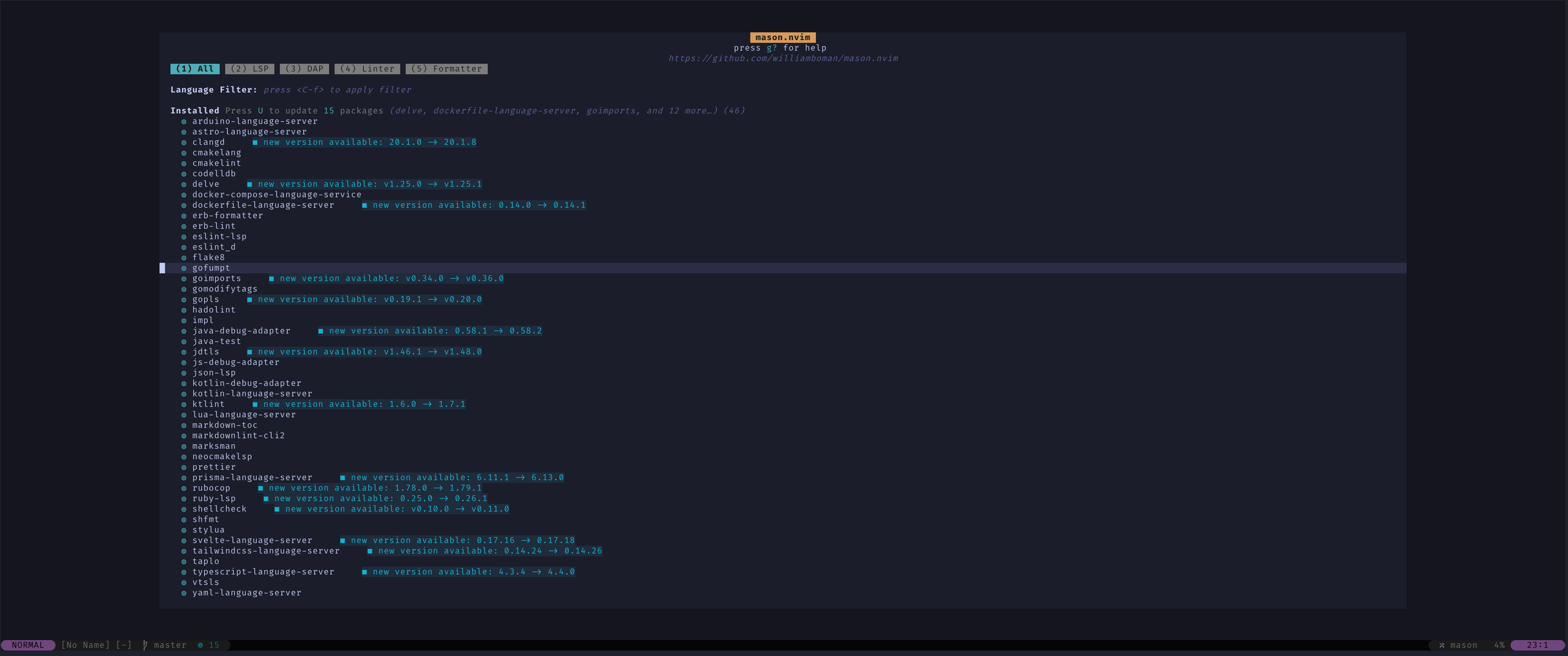 Lazyvim LSP plugins