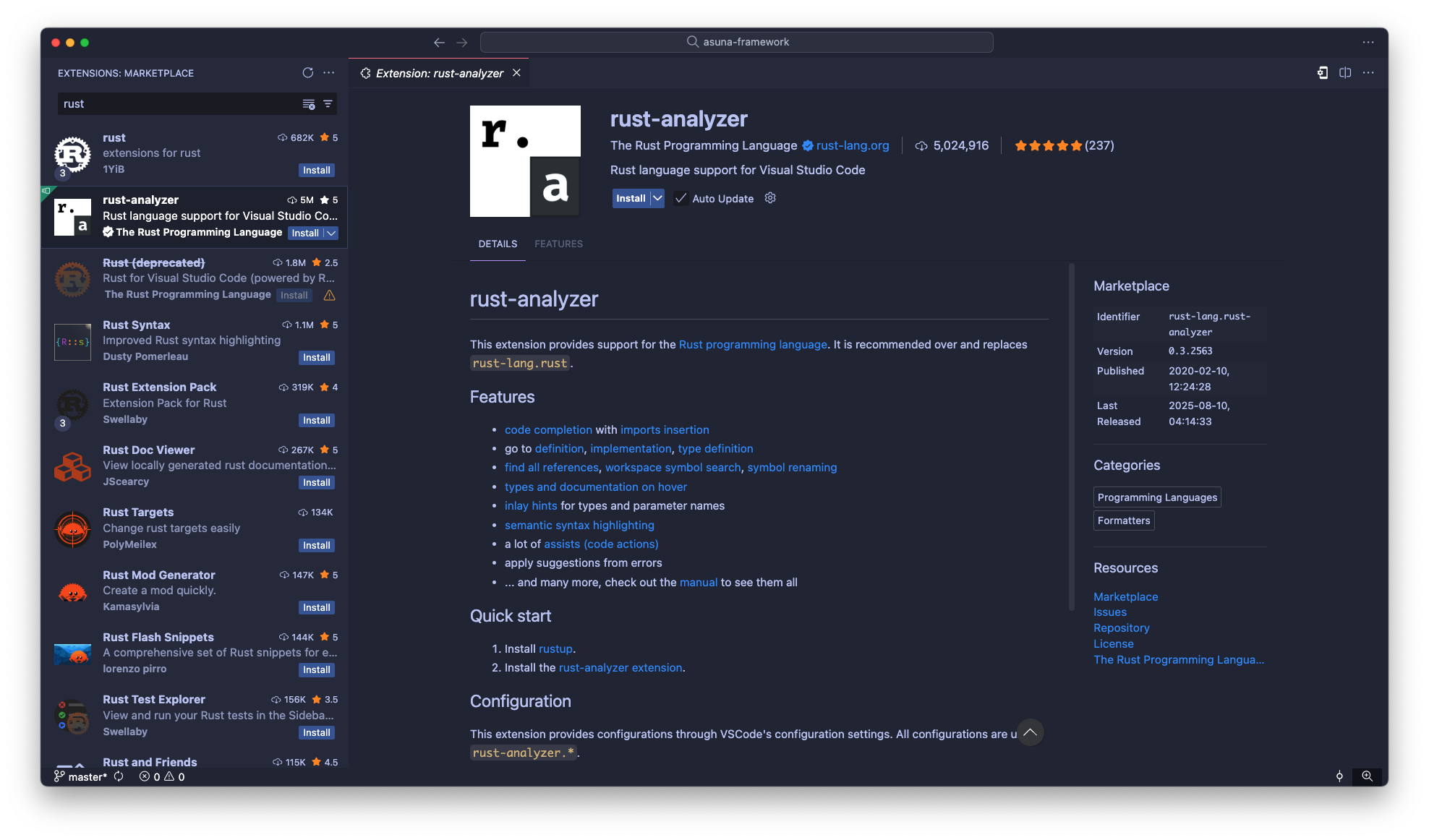VS code LSP extension
